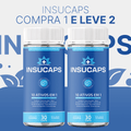 Insucaps 60 cápsulas - Original - COMPRE 1 LEVE 2 + Frete Grátis!